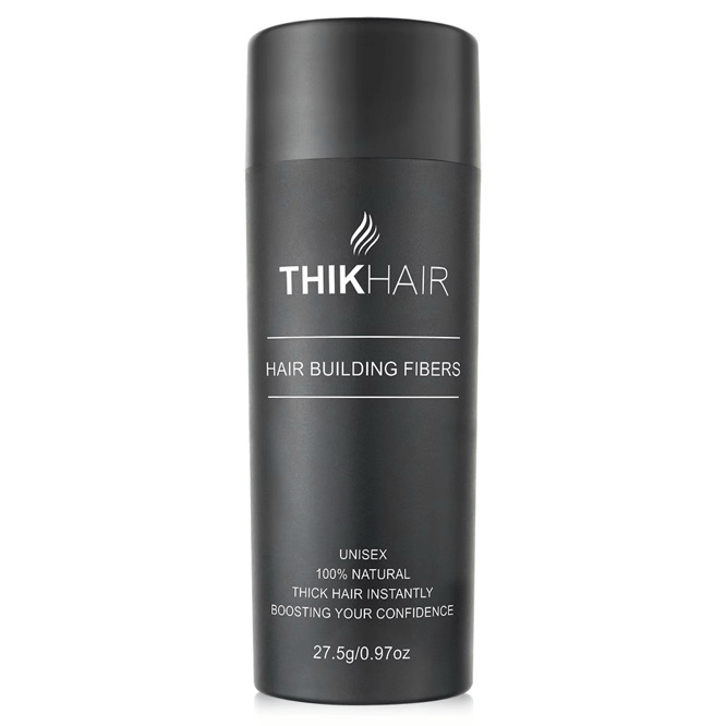 ThikHair | Hair Fibres | All Colours | 100% Natural | 100% Cotton I Thick-Looking Hair In Seconds | Unisex | Hair Loss or Thinning Hairline | Hair