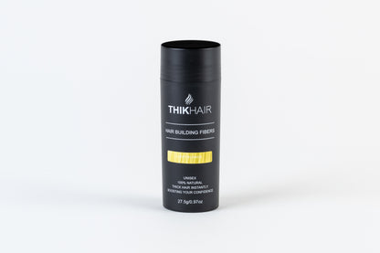 ThikHair | Hair Fibres | All Colours | 100% Natural | 100% Cotton I Thick-Looking Hair In Seconds | Unisex | Hair Loss or Thinning Hairline | Hair