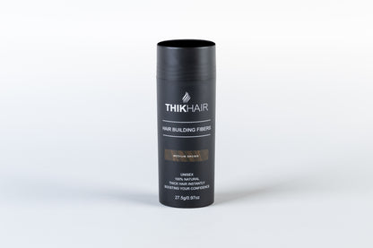 ThikHair | Hair Fibres | All Colours | 100% Natural | 100% Cotton I Thick-Looking Hair In Seconds | Unisex | Hair Loss or Thinning Hairline | Hair