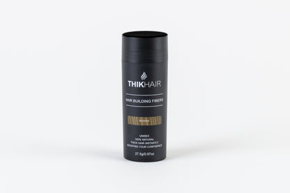 ThikHair | Hair Fibres | All Colours | 100% Natural | 100% Cotton I Thick-Looking Hair In Seconds | Unisex | Hair Loss or Thinning Hairline | Hair
