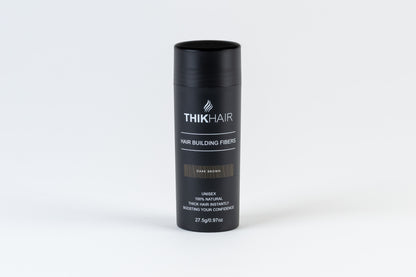 ThikHair | Hair Fibres | All Colours | 100% Natural | 100% Cotton I Thick-Looking Hair In Seconds | Unisex | Hair Loss or Thinning Hairline | Hair